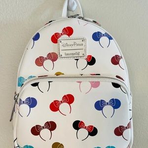 NWT Loungefly Disney Minnie Headband Ears Backpack